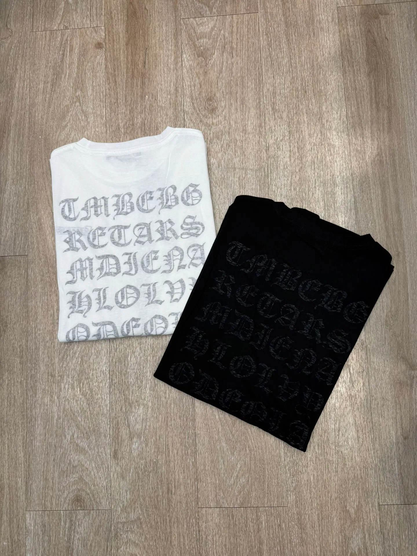 P170 M315#ChromeHeart•🇺🇸25ss new re-process printed linen thin long sleeves ✅✅✅Ready stock Focus on quality and compare at will Size: S M L Color: Black White